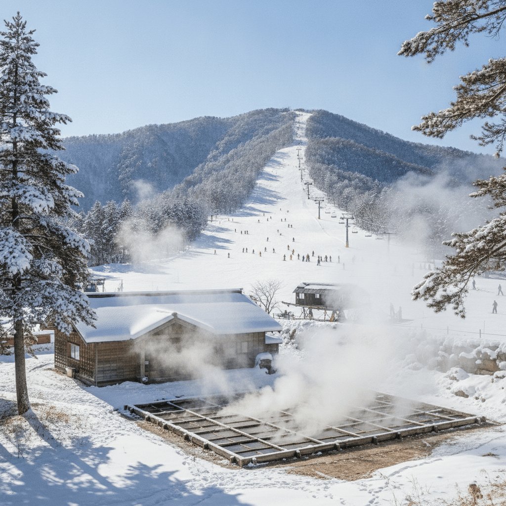 草津温泉スキー場と冬アクティビティ:湯畑と雪山を楽しむ究極ガイド